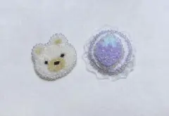 〖ブローチ〗くま いちご