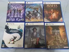 PS5 PS4 ゲームソフト 6本セット まとめ売り - メルカリ