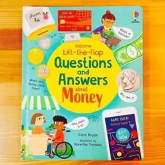 英語絵本Usborne QandA about Money しかけ絵本 洋書