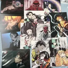 鬼滅の刃 ポストカード 無限列車編 炭治郎 禰豆子 善逸 伊之助 魘夢 無惨