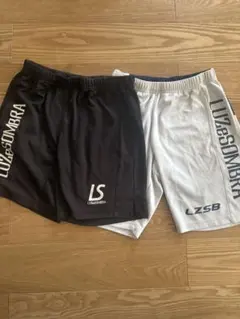 Luz e Sombra ハーフパンツ XS 黒白　160相当 2枚セット
