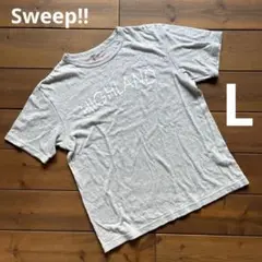 希少　sweep!! Tシャツ 半袖 カットソー　メンズ　トップス　グレー　L