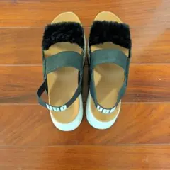 UGG 厚底サンダル ブラックのサムネイル