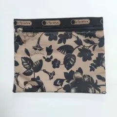 【極美品】LeSportsac　レスポートサック　花柄　バラ柄　ポーチ　軽量のサムネイル