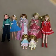 リカちゃん人形 5体 まとめ売り 昭和レトロ 80年代 【匿名配送