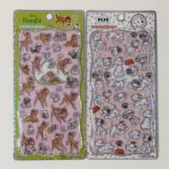 プチドロップステッカー バンビ 101匹わんちゃん ディズニー