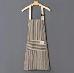 オシャレ機能性抜群！シンプルエプロン ブラウン