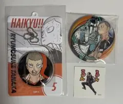 ハイキュー 田中龍之介 コレクション缶バッジ 缶バッジ＆特性ホルダーコレクション
