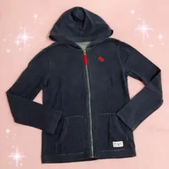 ☆abercrombie KIDS☆USED加工長袖パーカートップス☆11/12