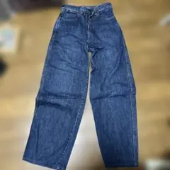 UNIQLO ワイドレッグデニム 23サイズ ダークブルー