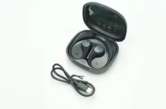 EarFun OpenJump ブラック 完全ワイヤレスオープンイヤー型イヤホン