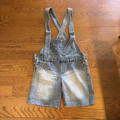 デニムサロペット　L