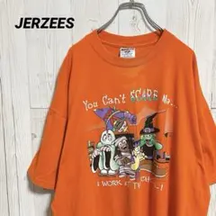 90s JERZEES ハロウィン モンスターグラフィック 半袖Tシャツ　XL