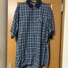LACOSTE チェック柄 ポロシャツ XXL