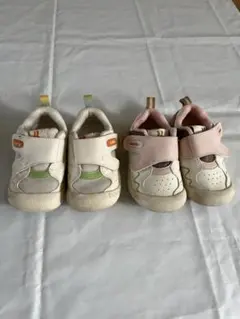 ベビー用スニーカー ホワイト/ピンク