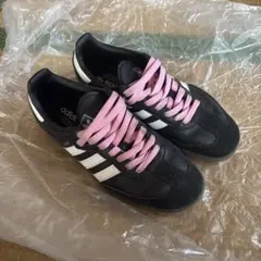 adidas Samba ブラック ホワイト ピンク