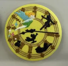ディズニー刺繍缶バッジ ティンカーベル