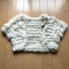 ★新品★Bo Dre ラビットファー ボレロ S 結婚式 謝恩会 パーティー