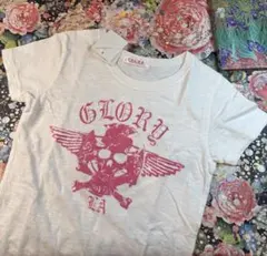 100# COLZA スカルプリント Tシャツ ホワイト Mサイズのサムネイル