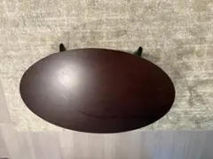 ダークブラウン 楕円形 センターテーブル ローテーブルのサムネイル