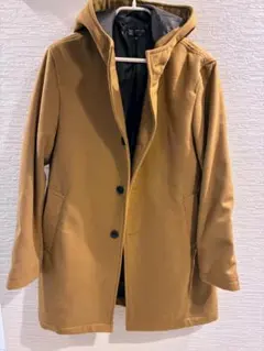 MK MICHEL KLEIN HOMME フード付きコート キャメル 48のサムネイル