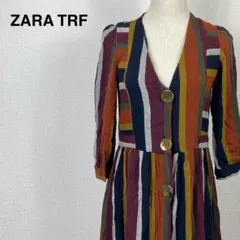 ZARA TRF ザラ　ストライプワンピース