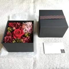 母の日 ギフト お花 プレゼント フラワーボックス ピンクプリザーブドフラワー