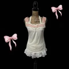 axes femme ビッグリボン キャミソール フェアリーコア ウィッシュコア axes femme ビッグリボン キャミソール フェアリーコア ウィッシュコア