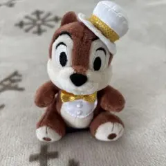 東京ディズニーリゾート チップ タキシード ぬいぐるみバッジ マスコット