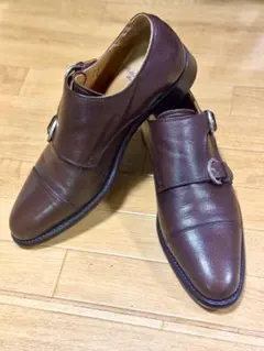 【希少】 ベッタニン＆ヴェントゥーリダブルモンク UK9 27.5cm相当 希少】 ベッタニン＆ヴェントゥーリダブルモンク UK9 27.5cm相当