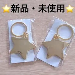 ⭐️新品・未使用⭐️星型キーホルダー 2個セット
