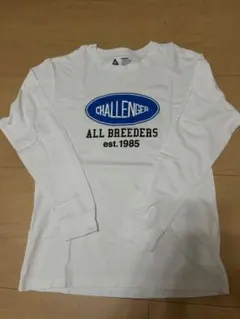 CHALLENGER 長袖Tシャツ ホワイト Mサイズ - メルカリ