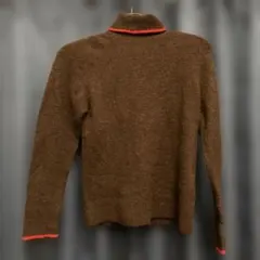 ブラウン 襟付きニットセーター サイズ3