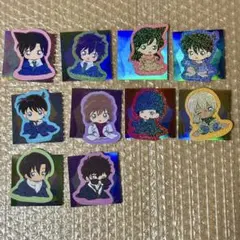 【ちぢませ隊】コナン ステッカー 新一 蘭 灰原 世良 安室 赤井 松田 萩原