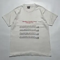 90s USA製 ブラッドリー校 応援歌 楽譜 ビンテージTシャツ L♪8509のサムネイル
