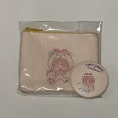 NCT サンリオ ポーチ 缶バッジ ヘチャン