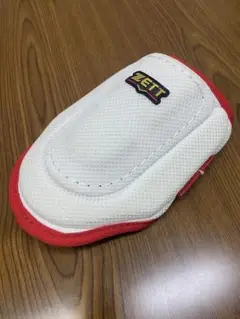 ZEETエルボーガード ホワイト×レッド