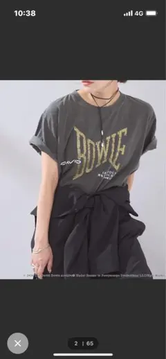 ジャーナルスタンダードDAVID BOWIE グラフィックTシャツのサムネイル