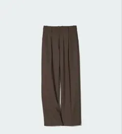 UNIQLO タックワイドパンツ S