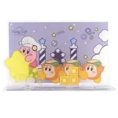 カービィカフェ アクリルスタンドセット パープル ワドルディ カービィ