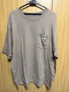 Carhartt ブラウン Tシャツ ポケット付き Carhartt