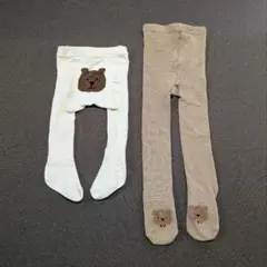 ​【2点セット】babyGap & 西松屋 くまタイツ（ベビー・キッズ）