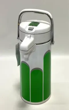 昭和レトロ 象印 まほうびん ハイプッシュ 電動エアーポット グリーン 緑 新品のサムネイル