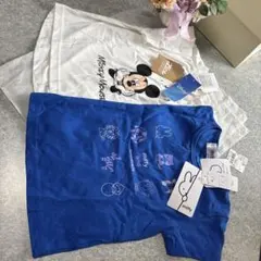新品未使用　2508円　ミッキー & miffy Tシャツ 2枚セットまとめ売りのサムネイル