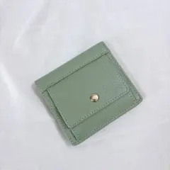 ❣️未使用❣️財布レディースミニ財布 レディースレディース 2つ折りグリーン