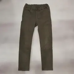 UNIQLO ヒートテック ロングパンツ 130cm カーキ
