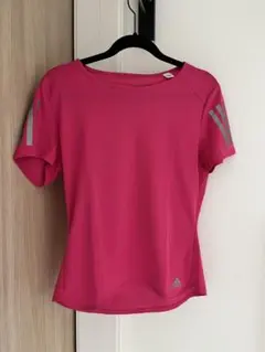 adidas レディース 半袖 Tシャツ ピンク　スポーツのサムネイル