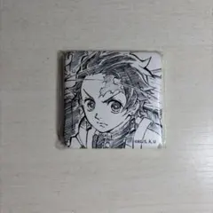 鬼滅の刃 ダイニング お楽しみくじ スクエア缶バッジ 竈門炭治郎
