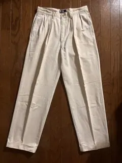 旧タグ Polo by Ralph Lauren ポロチノ ホワイトベージュ