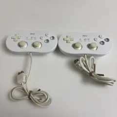 Wii クラシックコントローラー ホワイト 2台